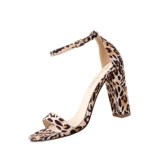 NIB Lulu's Taylor Leopard Print Heels Sz 7.5 - Picture 2 of 8